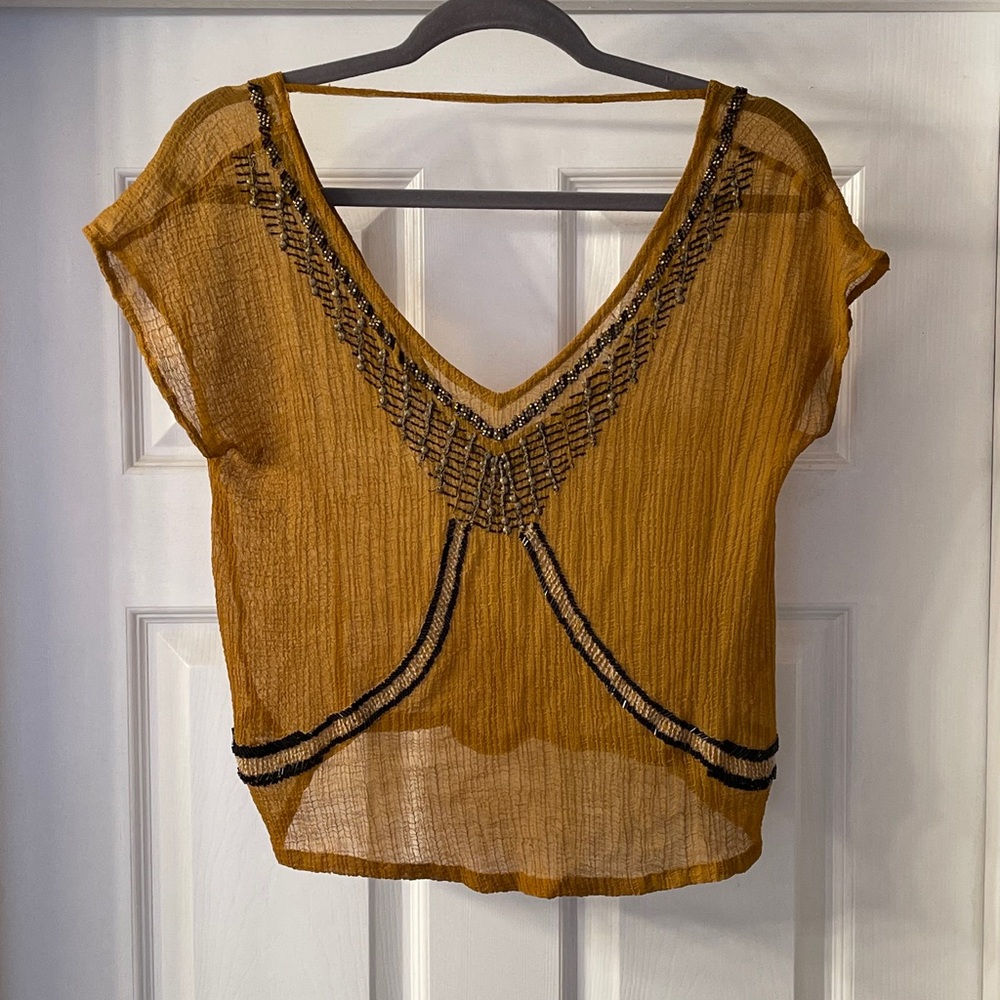 Sheer Bohemian Top